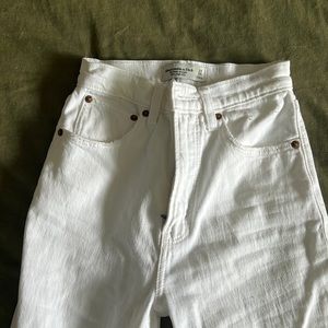 Where Abercrombie jeans with rips